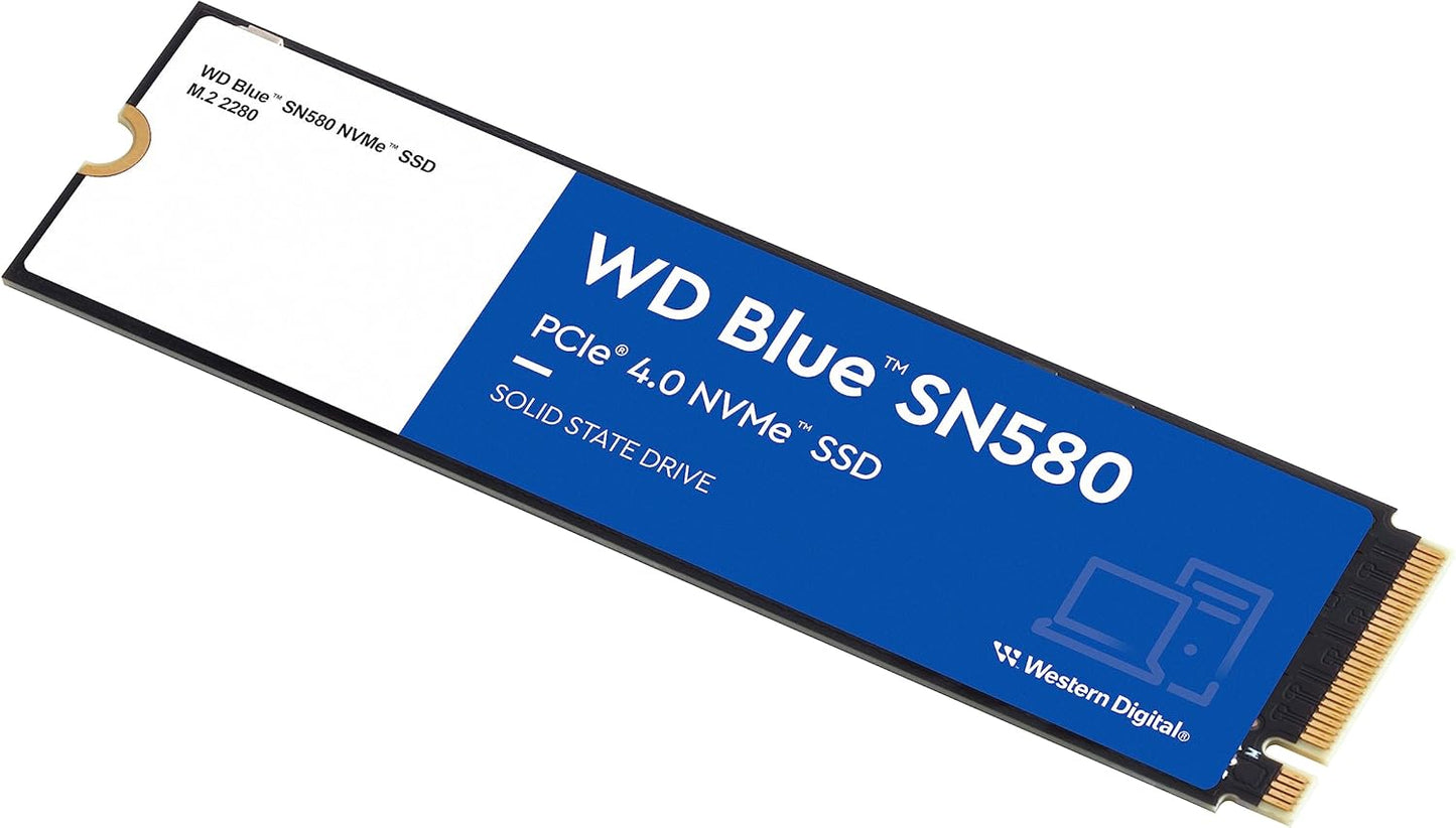WD Blue SN580 M.2 NVMe Gen4 SSD - up to 2TB