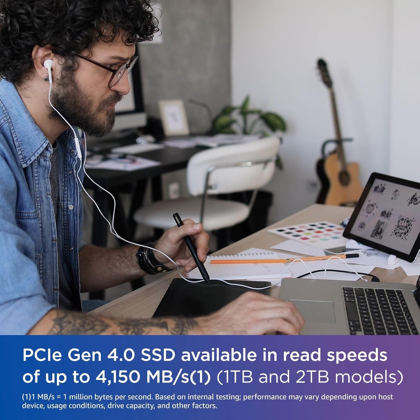WD Blue SN580 M.2 NVMe Gen4 SSD - up to 2TB