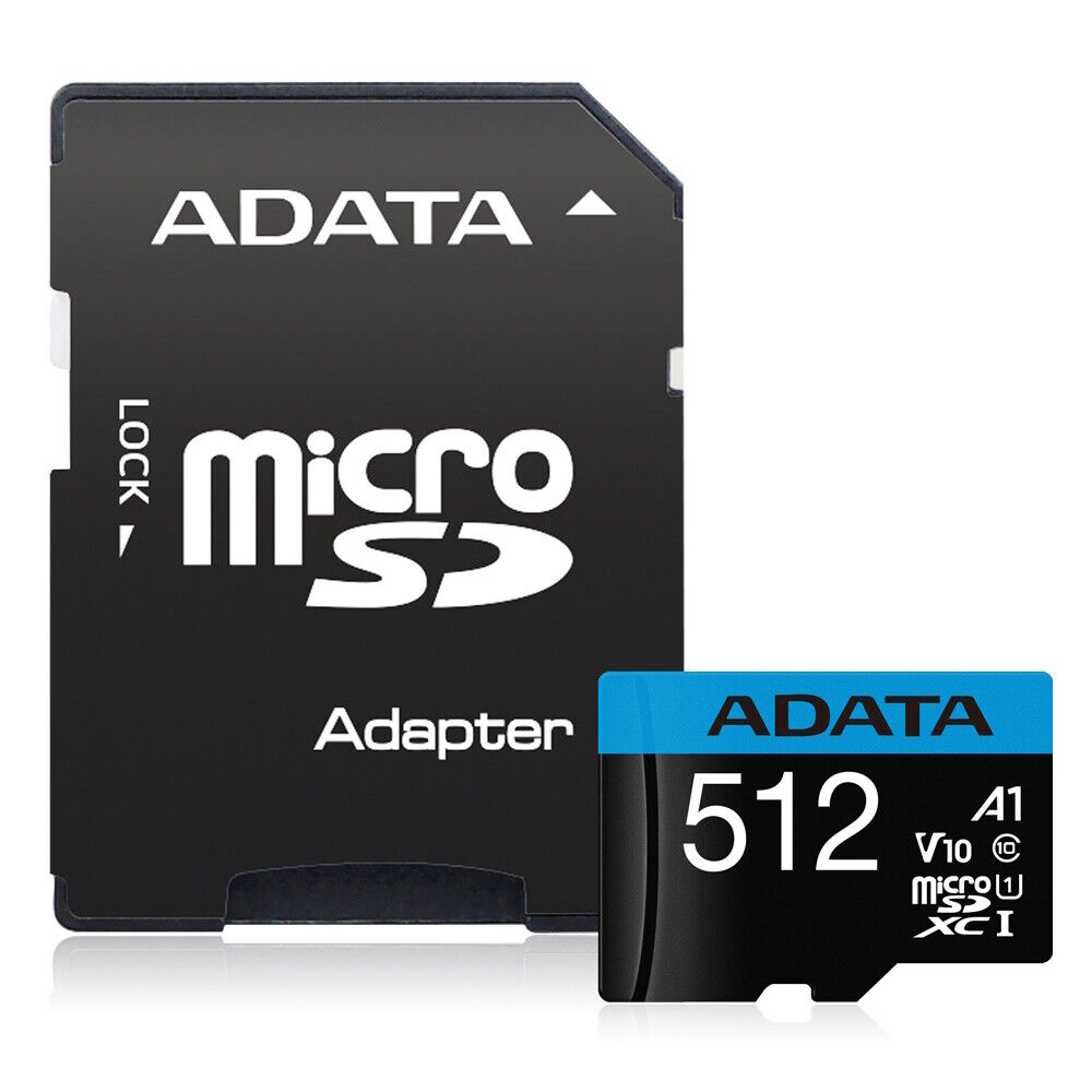 ADATA Premier Class 10 UHS-I MicroSD Card with Adapter - 32GB to 512GB - Tech Syndicate