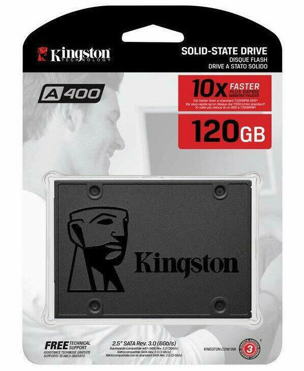 Kingston A400 Series 2.5" SATA3 SSD - 120GB to 960GB - Tech Syndicate