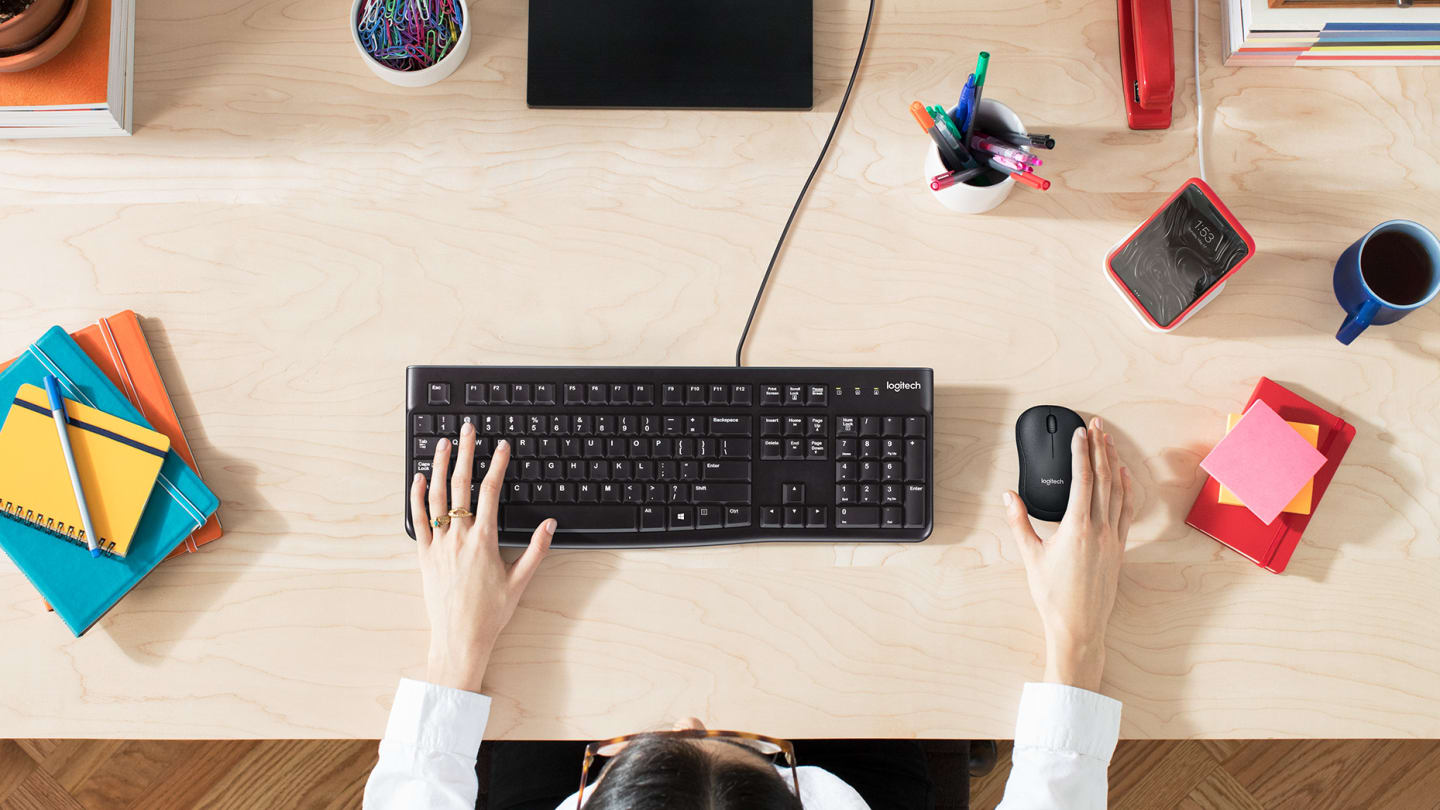 Logitech K120 USB Low Profile Wired Keyboard - Tech Syndicate