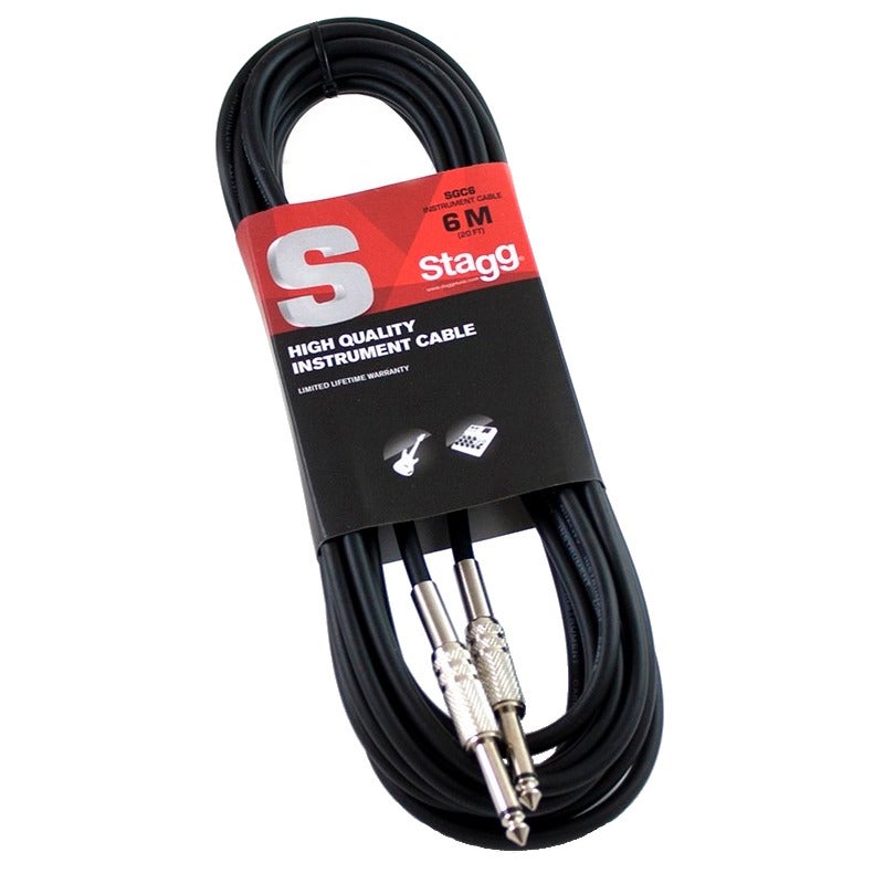 Stagg SGC Instrument Jack to Jack Cable - Tech Syndicate