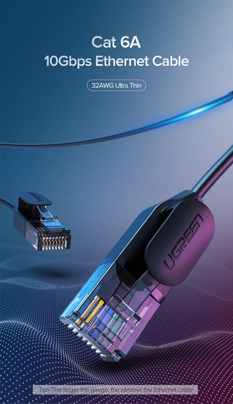 UGREEN Cat6 Ethernet Cable up to 10Gbps - Tech Syndicate
