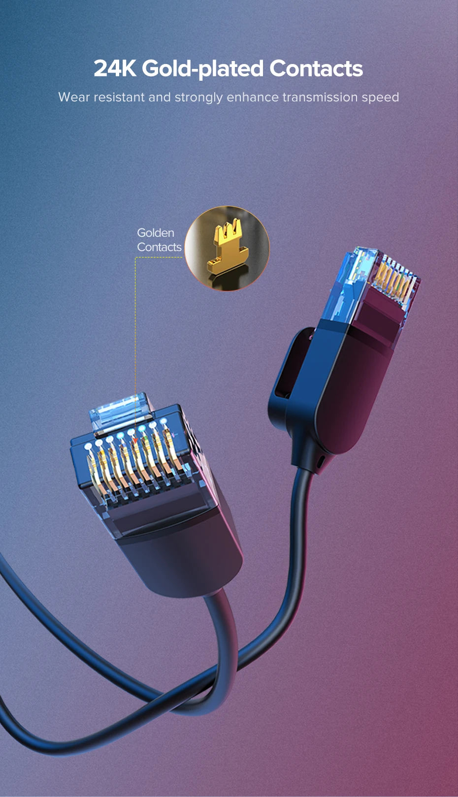 UGREEN Cat6 Ethernet Cable up to 10Gbps - Tech Syndicate