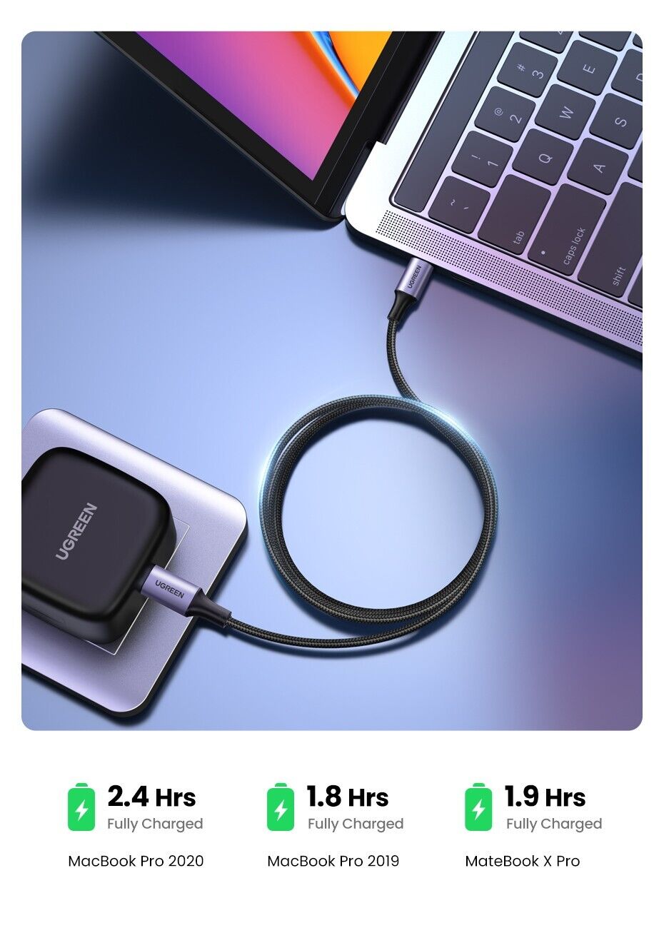 UGREEN PD 100W Type C to Type C USB Cable Universal Compatibility - Tech Syndicate
