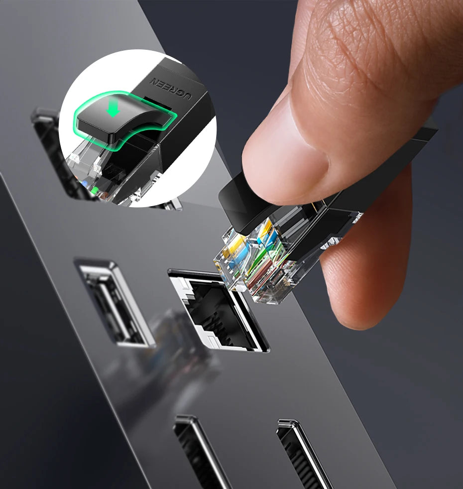 Ugreen Cat6 Ggabit Ethernet Cable up to 1000 MBps - Tech Syndicate