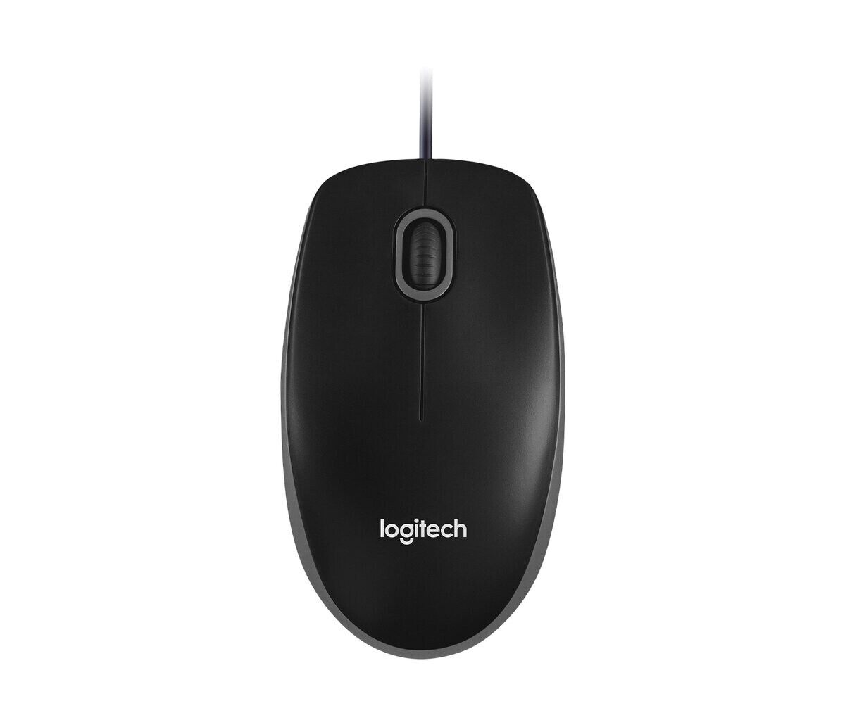 Logitech B100 Wired USB Optical Mouse Ambidextrous - Tech Syndicate