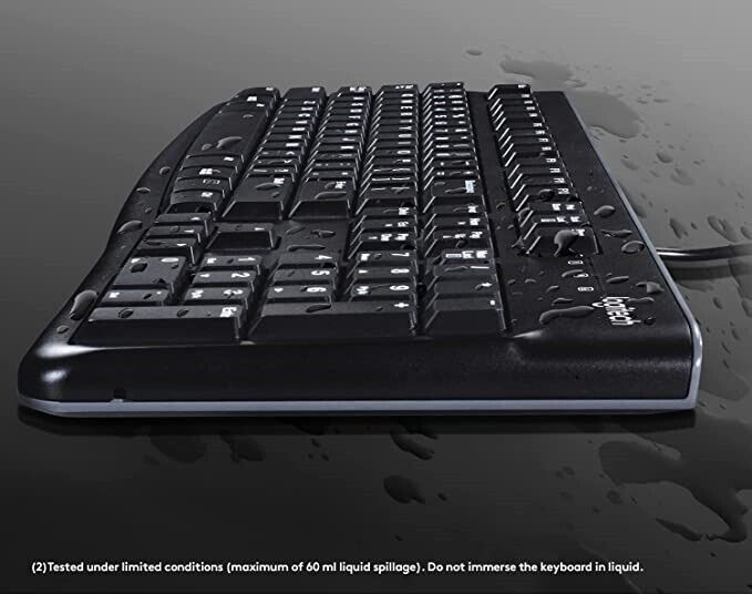 Logitech K120 USB Low Profile Wired Keyboard - Tech Syndicate