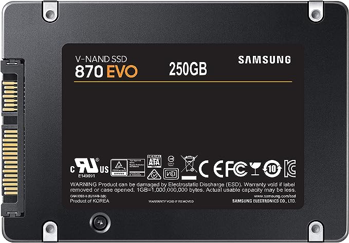 Samsung 870 EVO SSD 2.5" SATA3 with speeds of 560/530 MBs - Tech Syndicate 