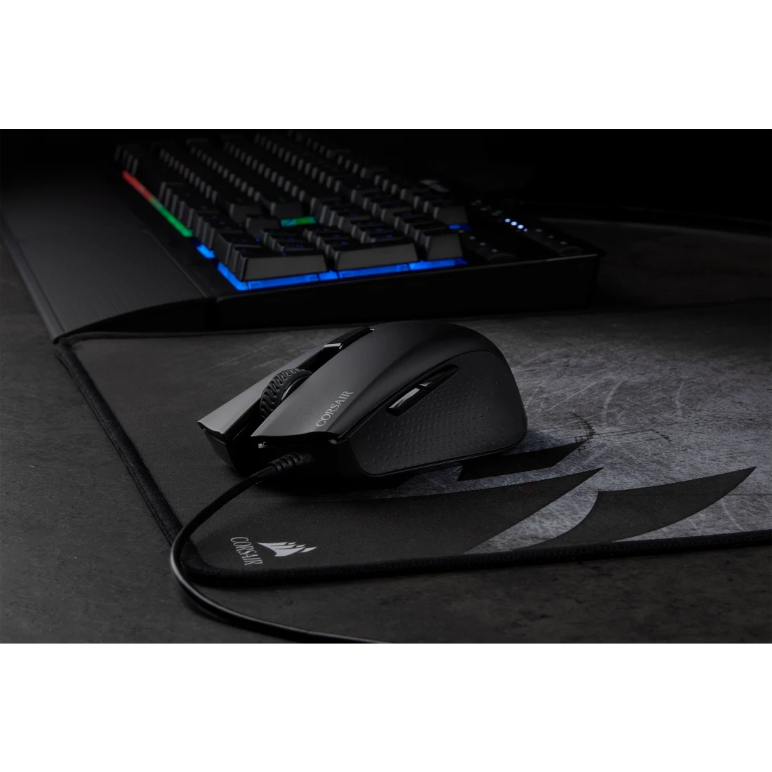 Corsair Harpoon Pro Lightweight RGB  Optical Gaming Mouse  12000 DPI and 6 Programmable Buttons