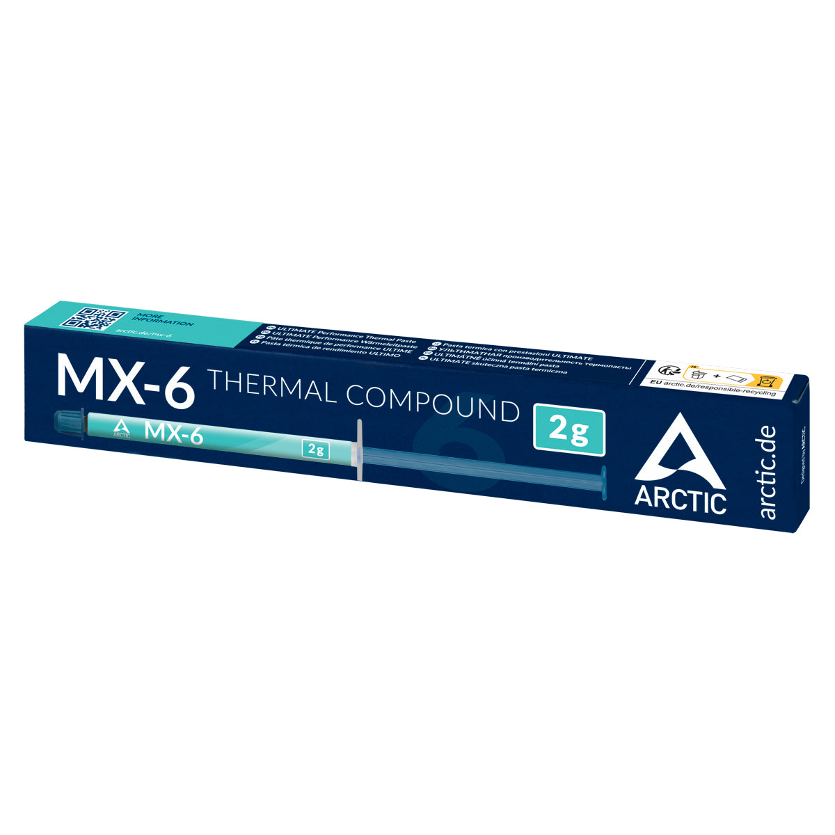 Arctic MX-6 High Performance Thermal Compound with Syringe 2g~8g - Tech Syndicate 