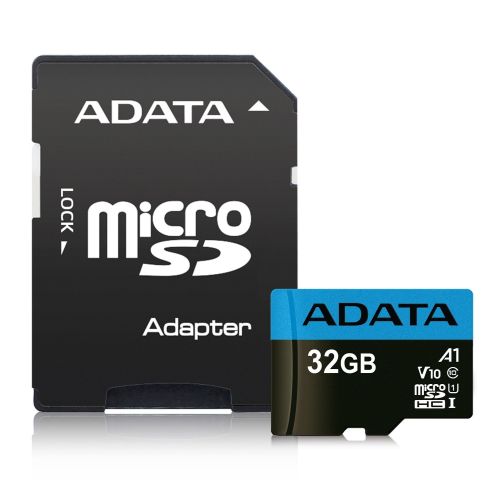 ADATA Premier Class 10 UHS-I MicroSD Card with Adapter - 32GB to 512GB - Tech Syndicate 