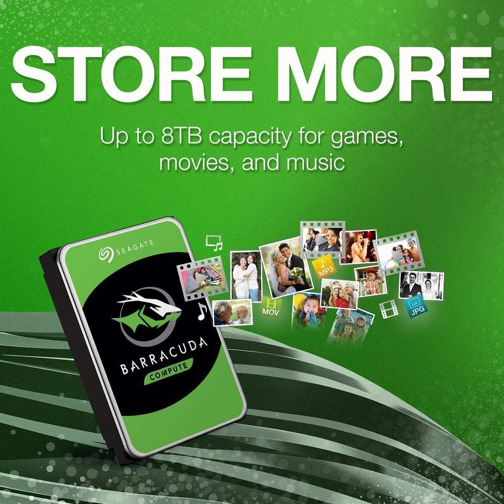 Seagate 3.5" BarraCuda Hard Drive 7200RPM, 256MB Cache, up to 8 TB - Tech Syndicate 