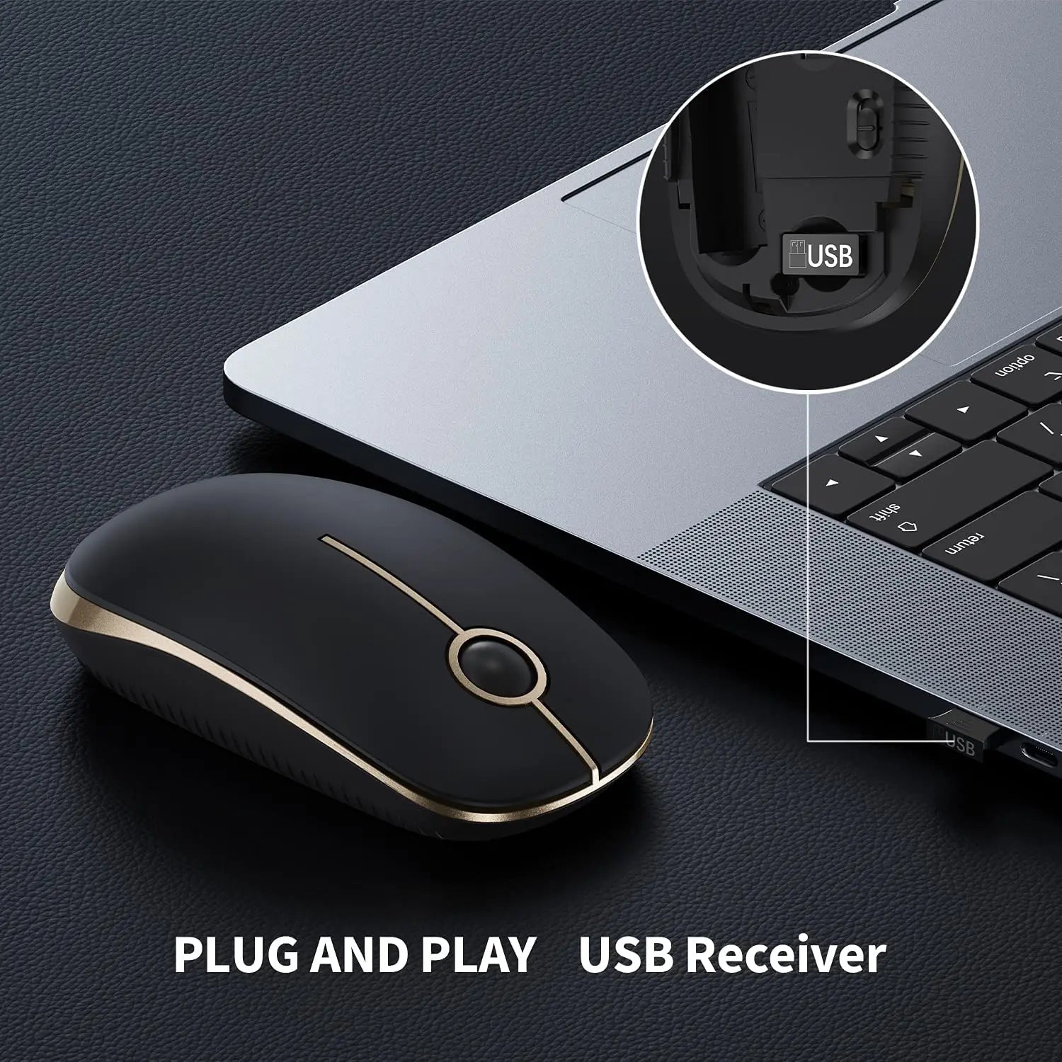 Seenda Silent Wireless Mouse with 1600 DPI Precision - Tech Syndicate 