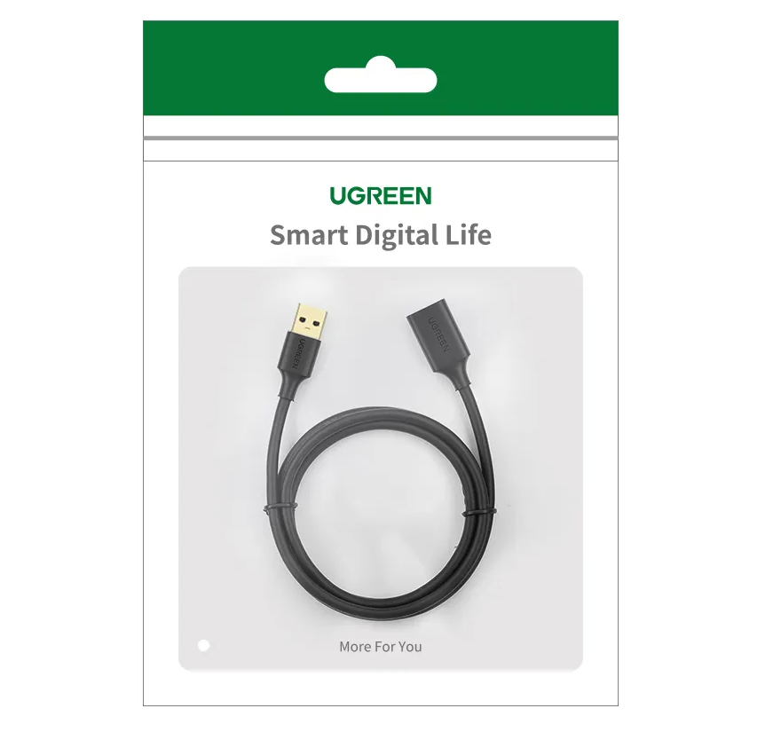 UGREEN USB 3.0 Extension Cable with up to 5Gbps data transfer speeds - Tech Syndicate 