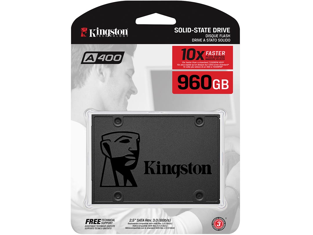 Kingston A400 Series 2.5" SATA3 SSD - 120GB to 960GB - Tech Syndicate 