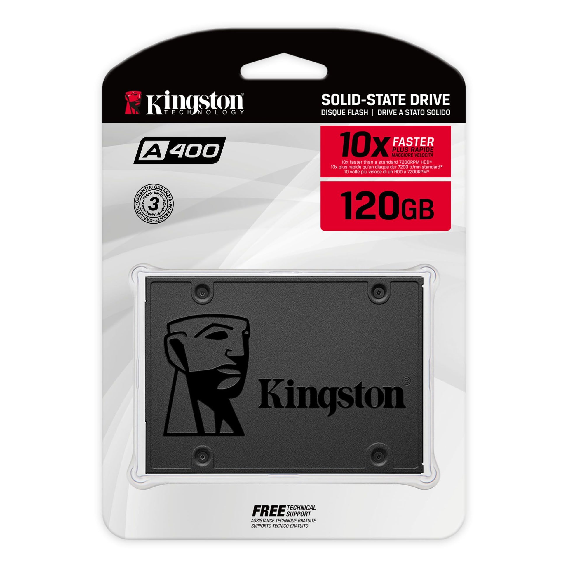 Kingston A400 Series 2.5" SATA3 SSD - 120GB to 960GB - Tech Syndicate 