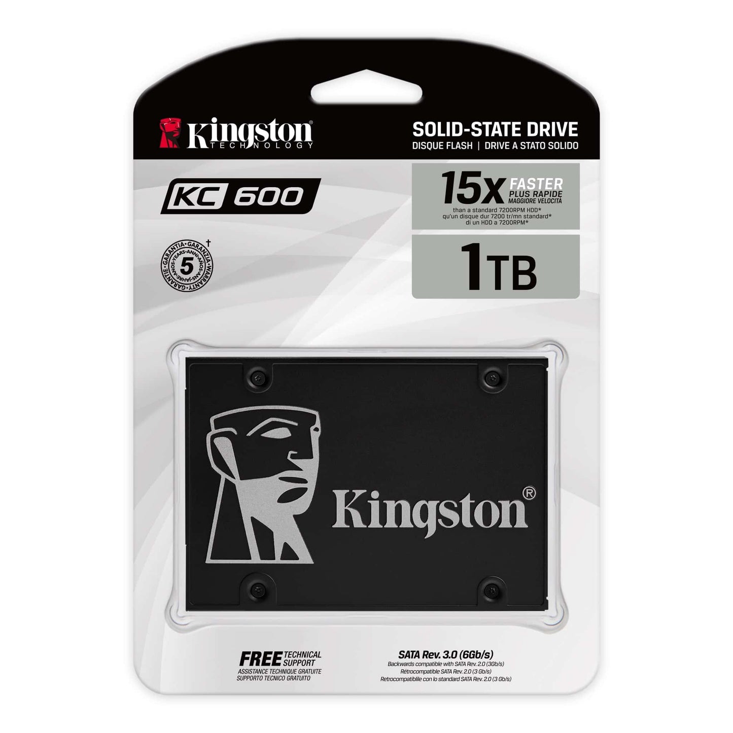 Kingston KC600 2.5" SSD with hardware-based self-encryption solution - 265GB to 1024GB - Tech Syndicate 