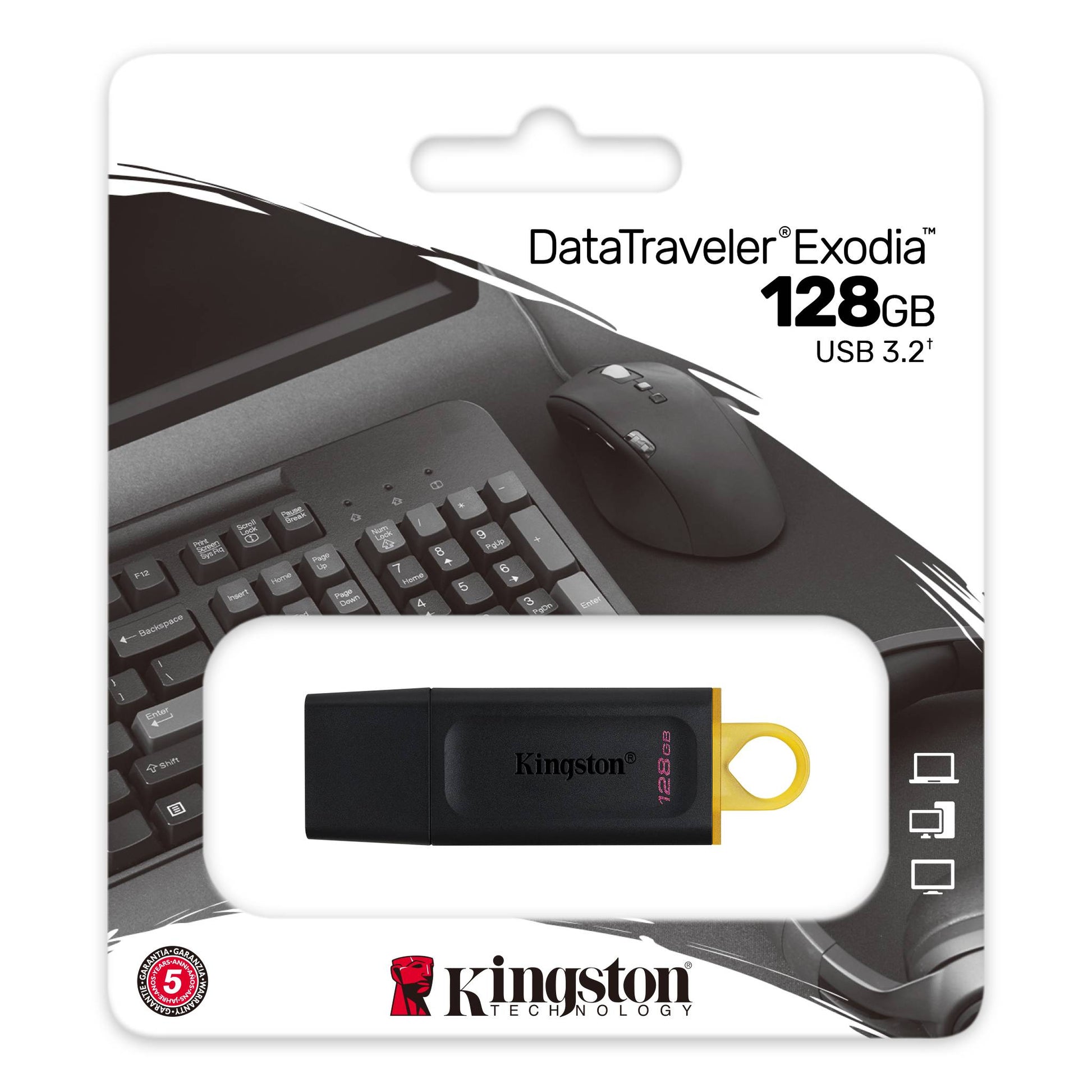 Kingston DataTraveler Exodia USB 3.2 Gen 1 Memory Pen - 32GB to 256GB - Tech Syndicate 