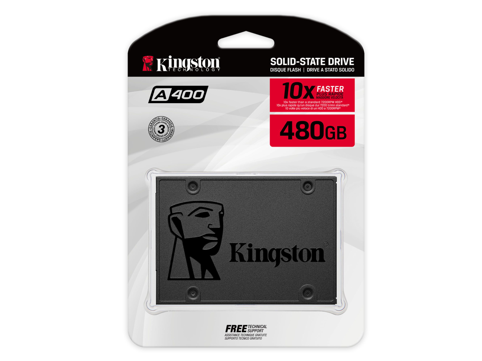 Kingston A400 Series 2.5" SATA3 SSD - 120GB to 960GB - Tech Syndicate 