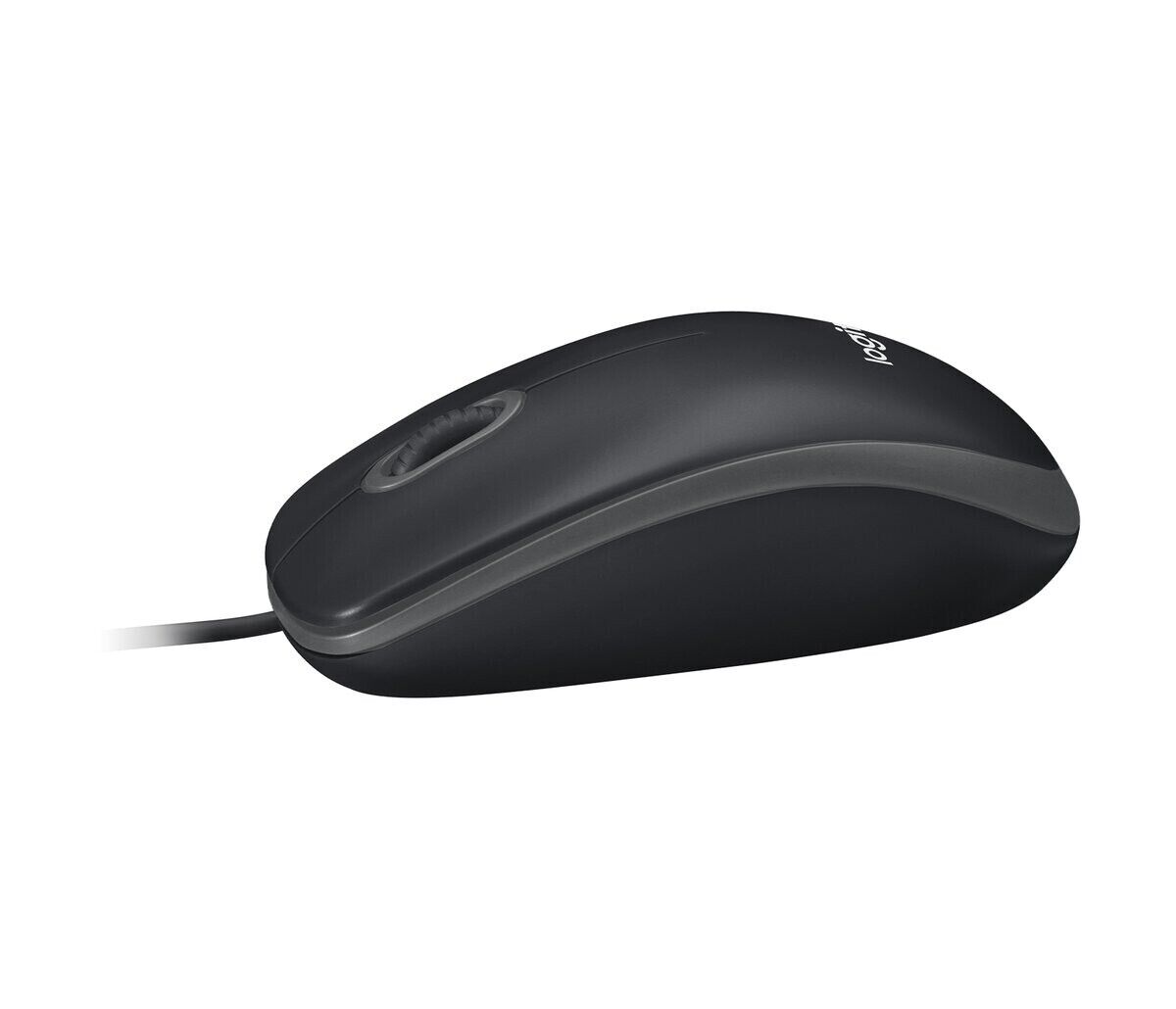 Logitech B100 Wired USB Optical Mouse Ambidextrous - Tech Syndicate 