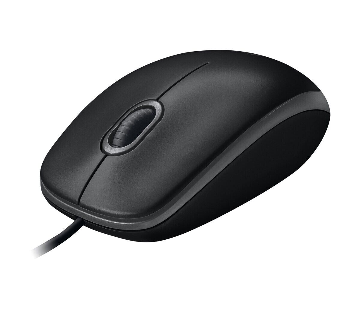 Logitech B100 Wired USB Optical Mouse Ambidextrous - Tech Syndicate 